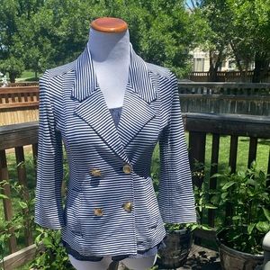Nautical CAbi 3/4 Sleeve Blazer